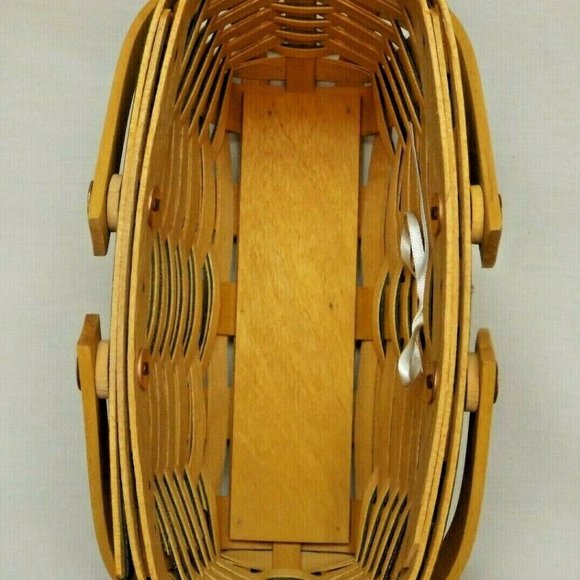 Longaberger 1998 Green Picture Perfect Sweetheart Series Basket Combo - Picture 13 of 15